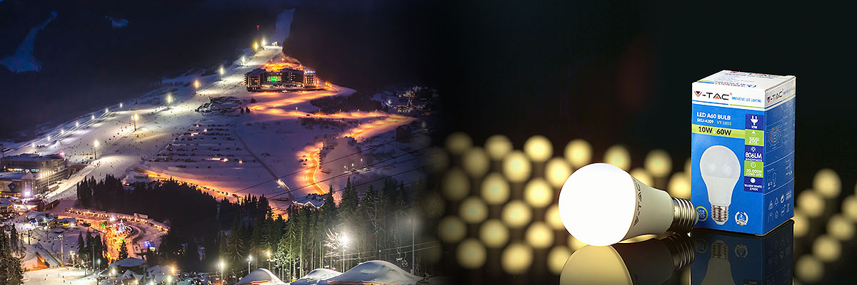 Pârtii de schi LED